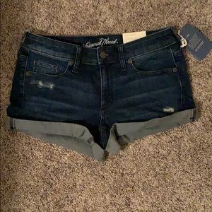 Denim shorts
